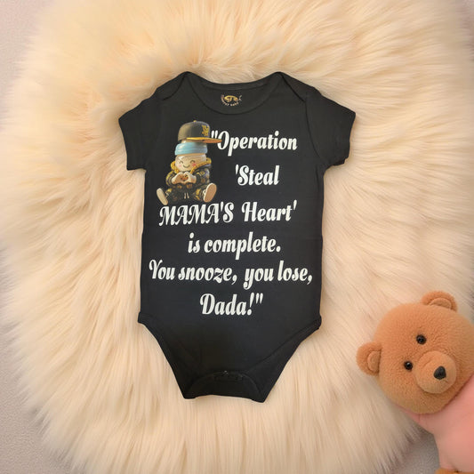 Hip-hop Baby Bottle Character Rompers (6-24 Months)- Front & Back Printed! -Steal MAMA'S Heart