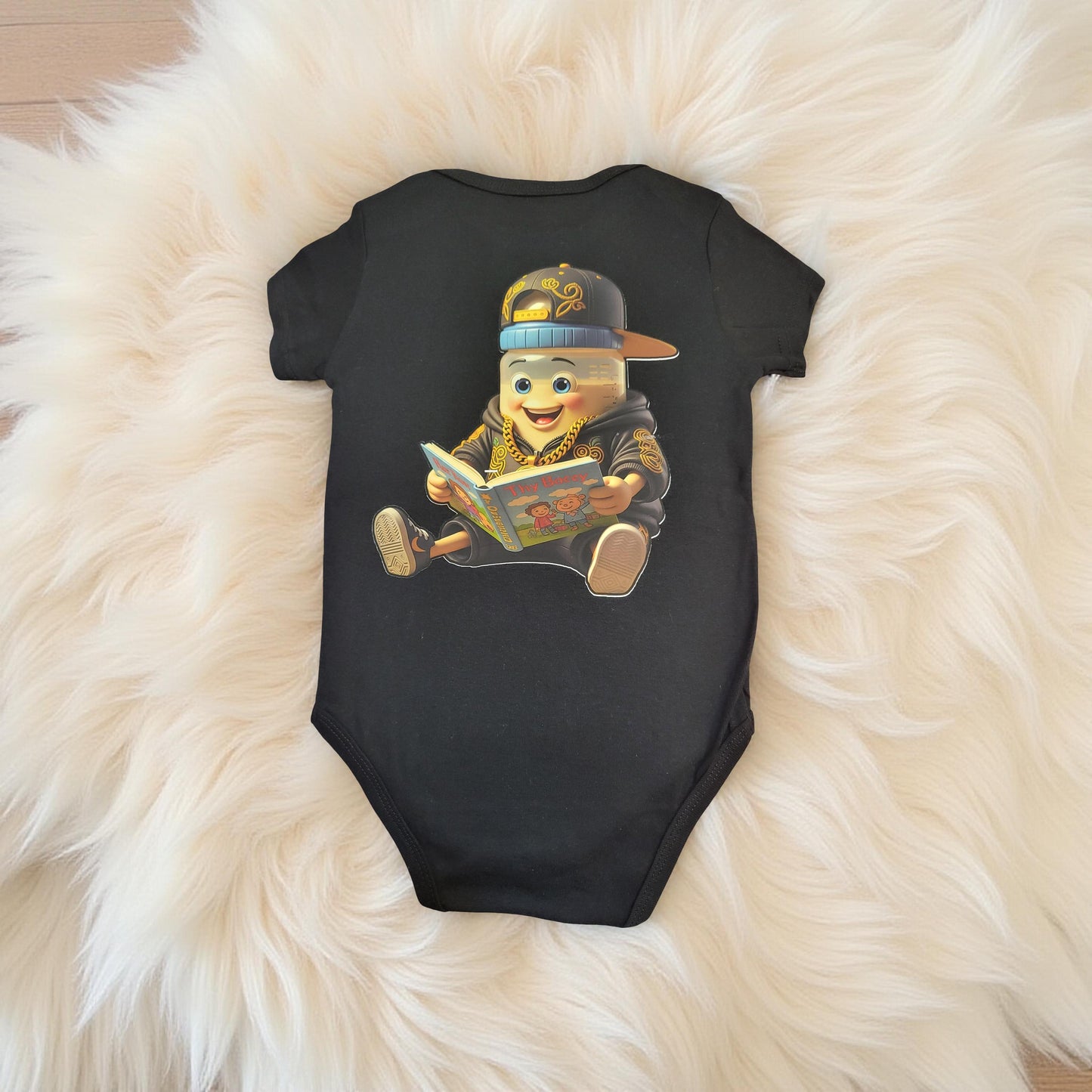 Hip-hop Baby Bottle Character Rompers (6-24 Months)- Front & Back Printed! - Mama's Book
