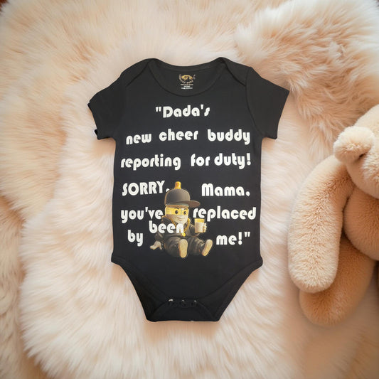 Hip-hop Baby Bottle Character Rompers (6-24 Months)- Front & Back Printed! -Cheer Buddy