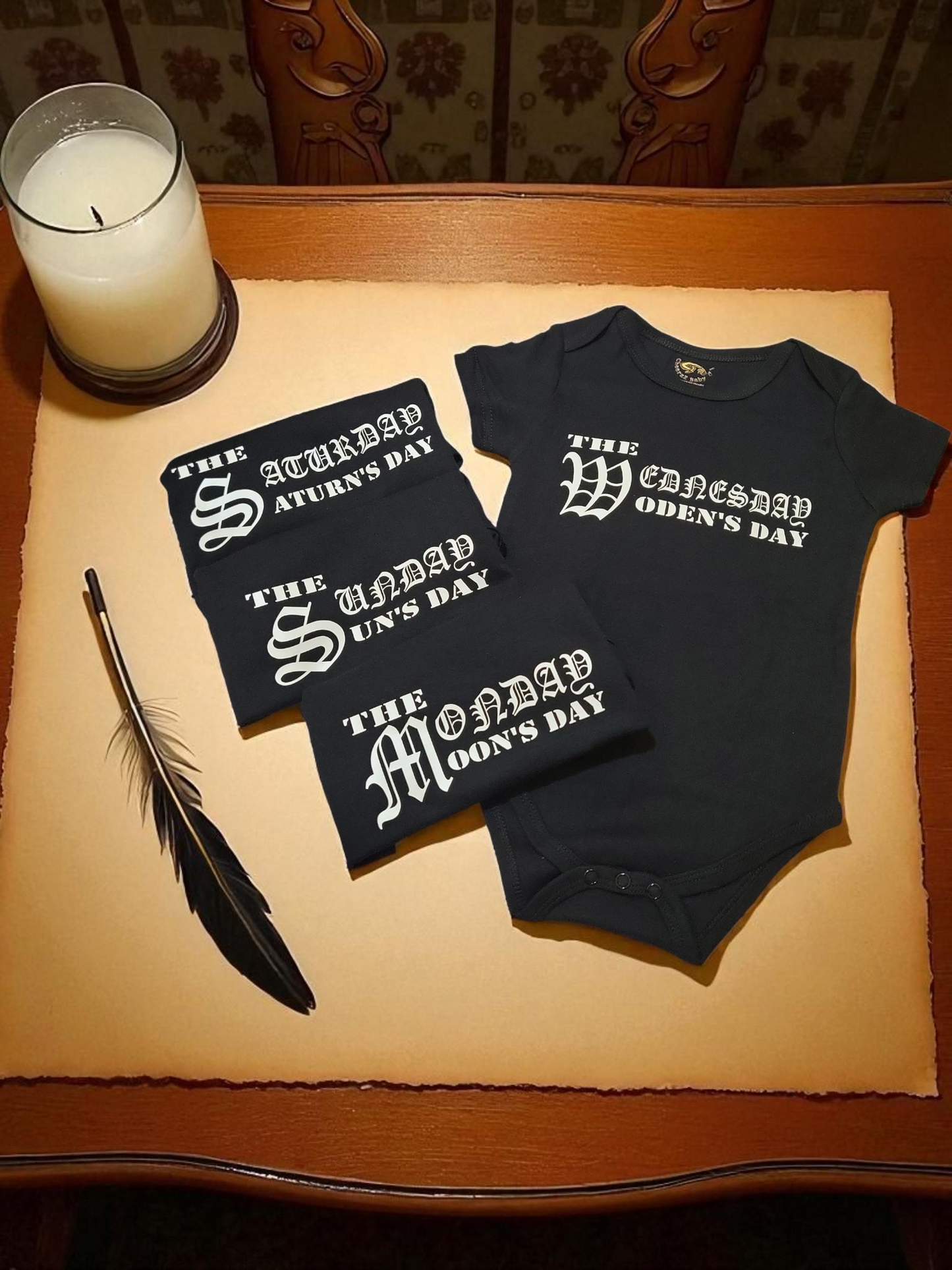 "Days of the Week" Baby Romper Set - 7-Piece Collection (0-24 Months)