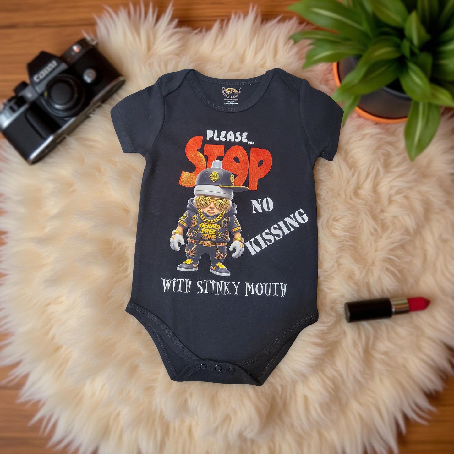 7pcs Sassy & Safe Baby Rompers with Fun Messages (6-24 Months)