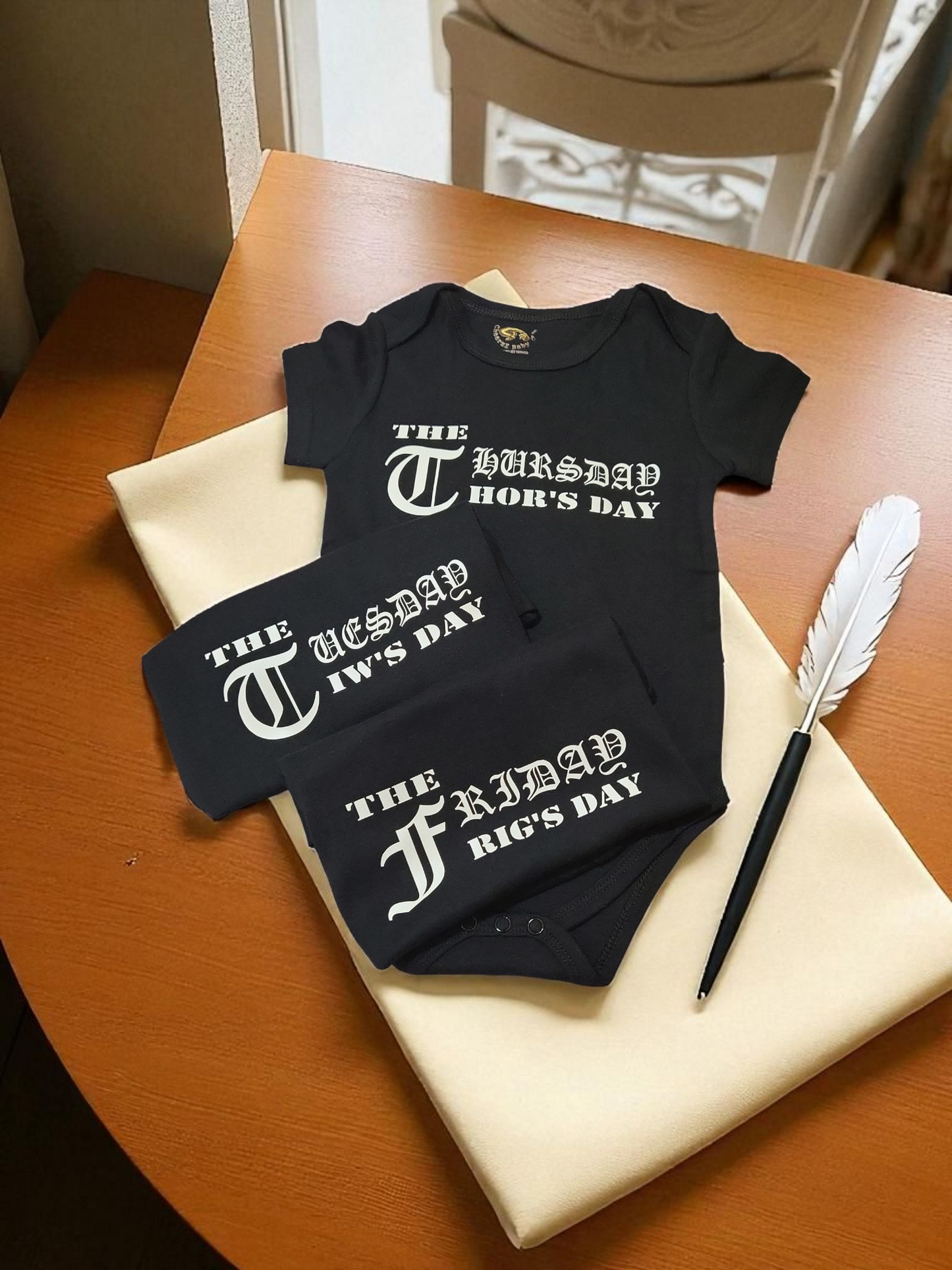 "Days of the Week" Baby Romper Set - 7-Piece Collection (0-24 Months)