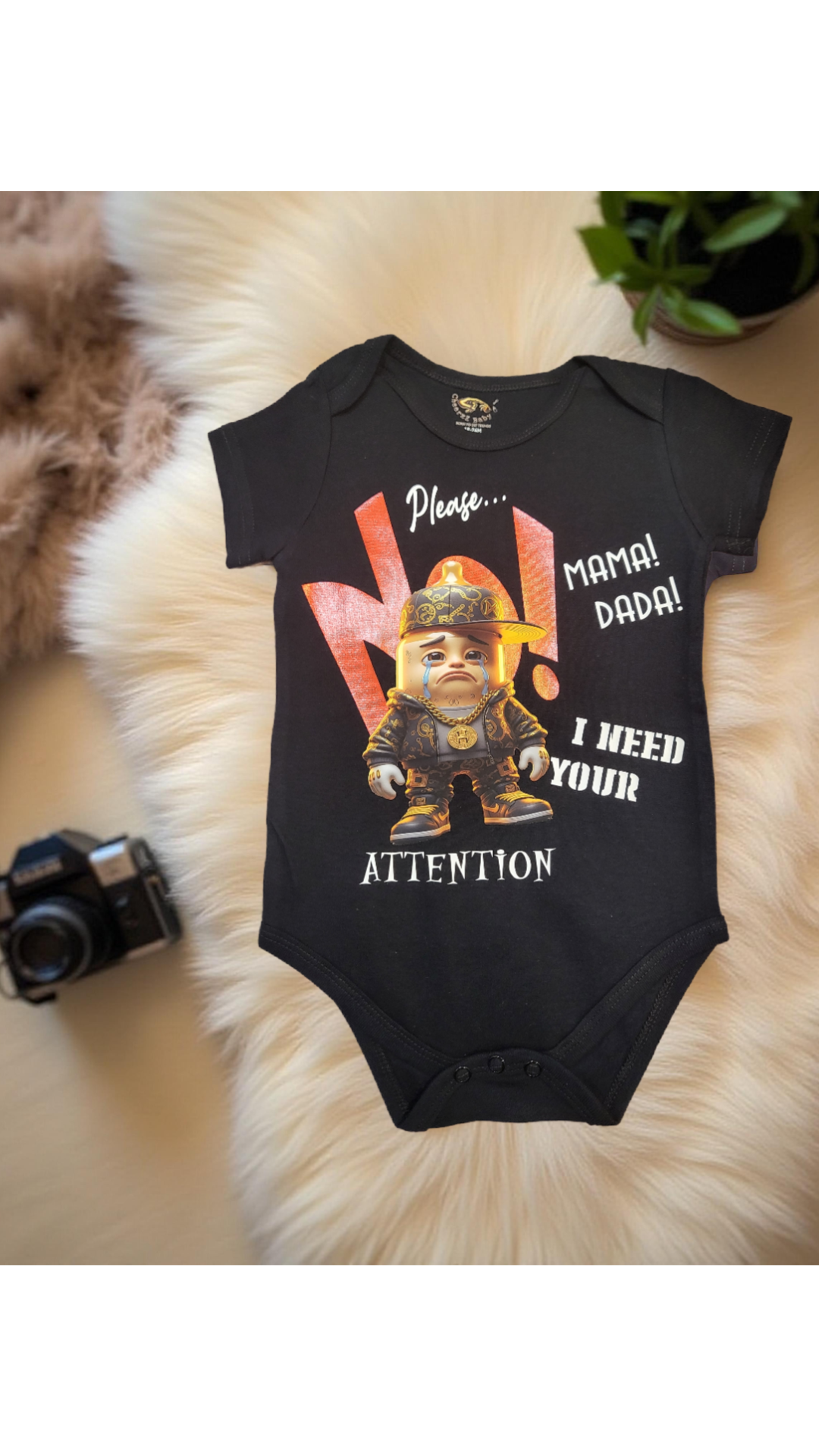 7pcs Sassy & Safe Baby Rompers with Fun Messages (6-24 Months)